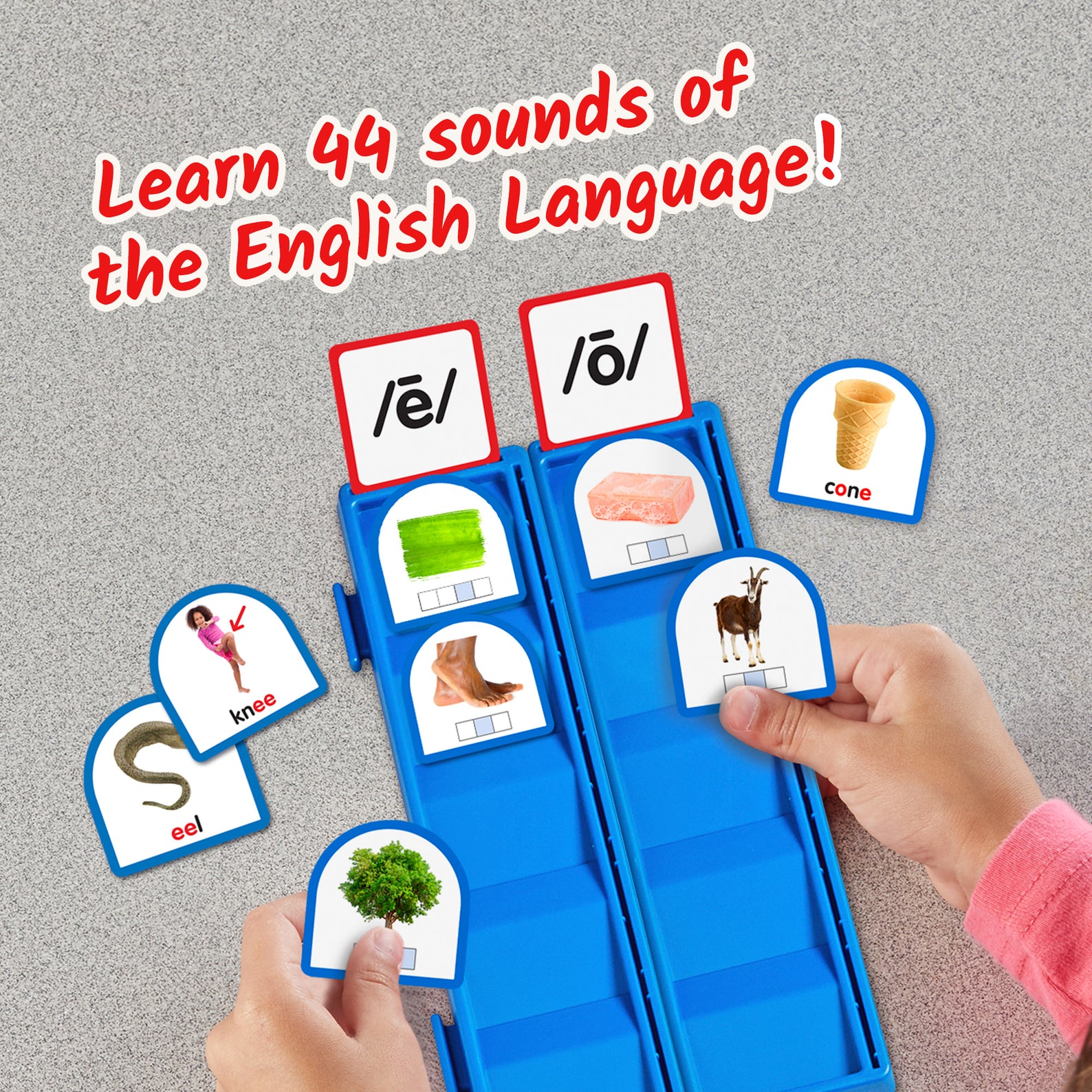 Learning Resources Sort That Sound! Activity Set, Phonemic Awareness & Phonics Flash Cards, Speech Therapy & ESL Resource, Ages 3+