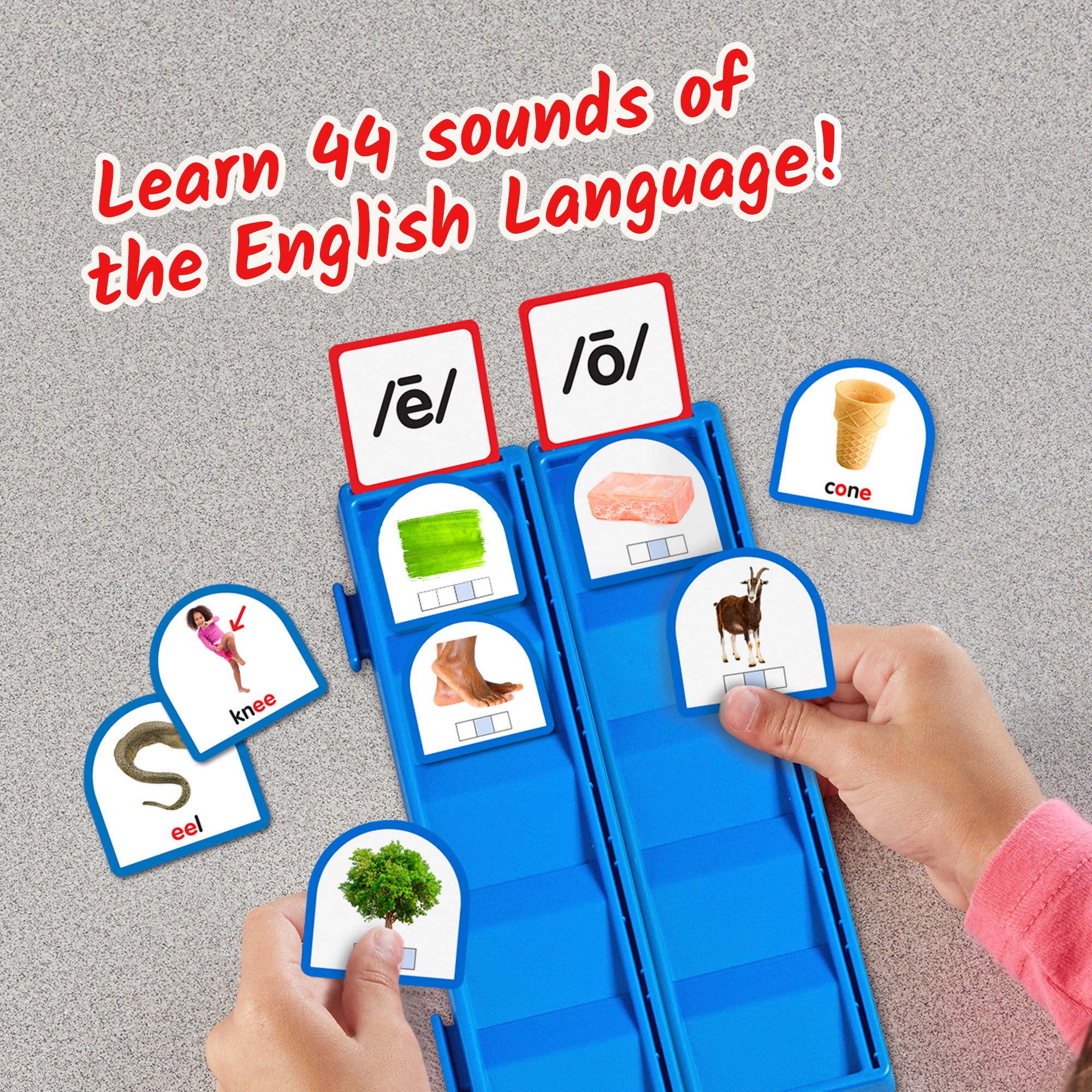 Learning Resources Sort That Sound! Activity Set, Phonemic Awareness & Phonics Flash Cards, Speech Therapy & ESL Resource, Ages 3+