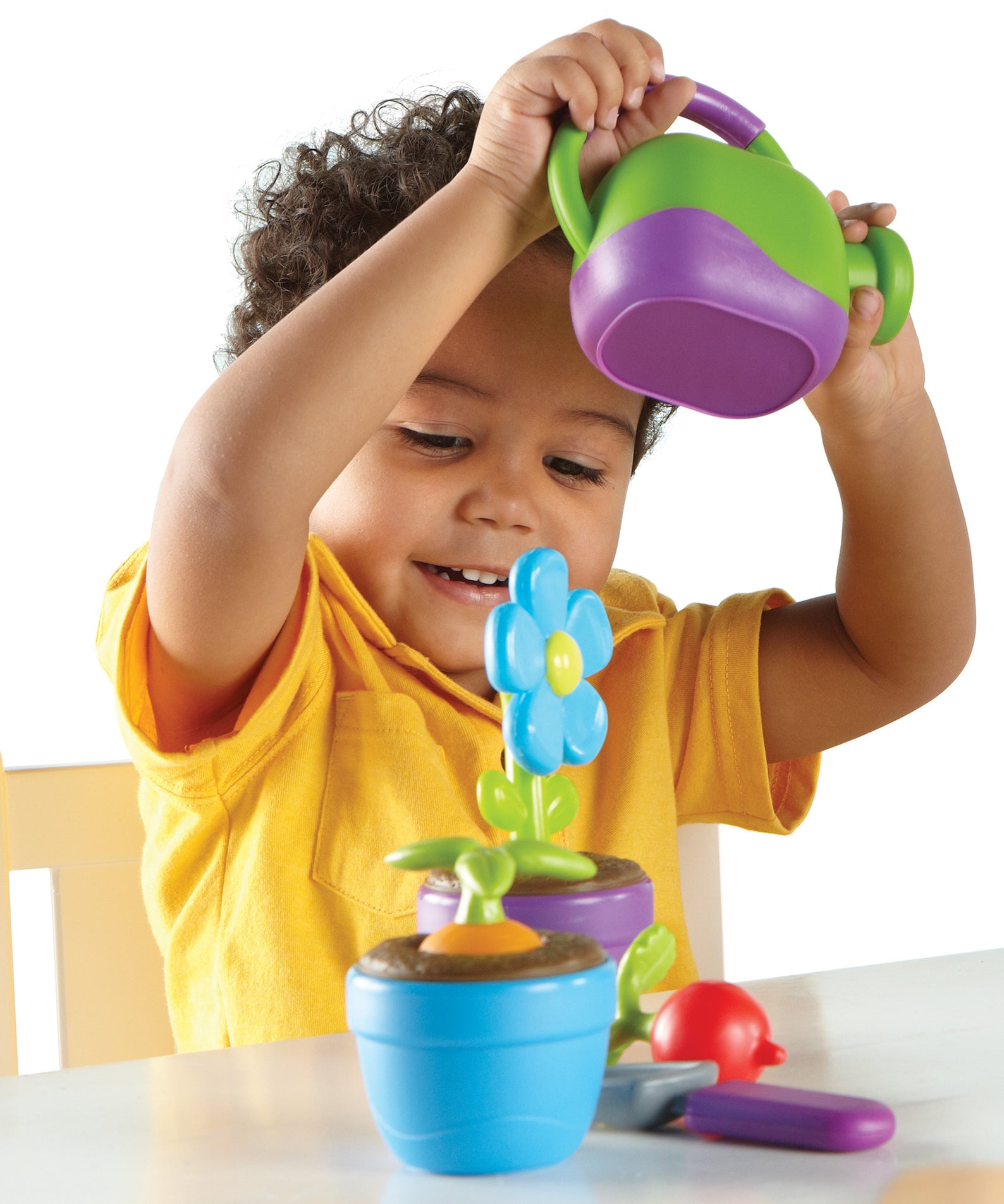 Learning Resources New Sprouts Grow It! Gardening Play Set, Pretend Play Flower and Vegetable Garden Toy, Ages 2 Plus