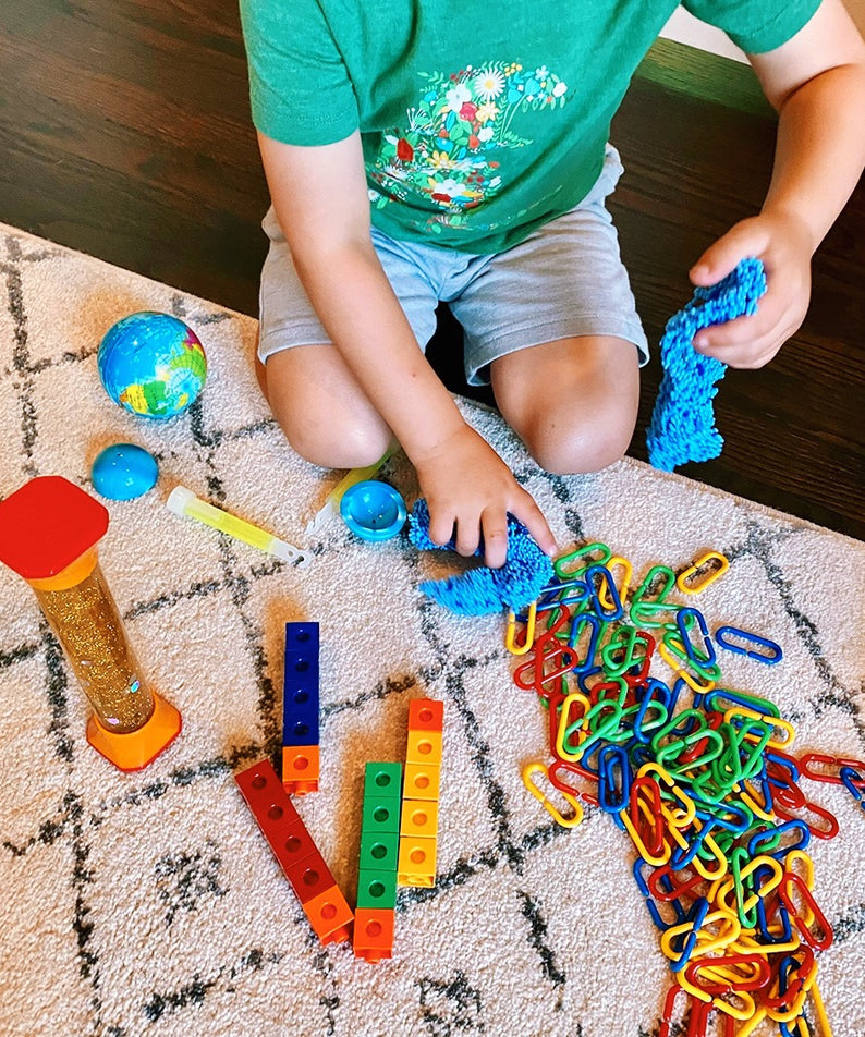 Learning Resources Sensory Fidget Toy Kit, Anxiety Relief and Calming Tools for Kids, Ages 3+