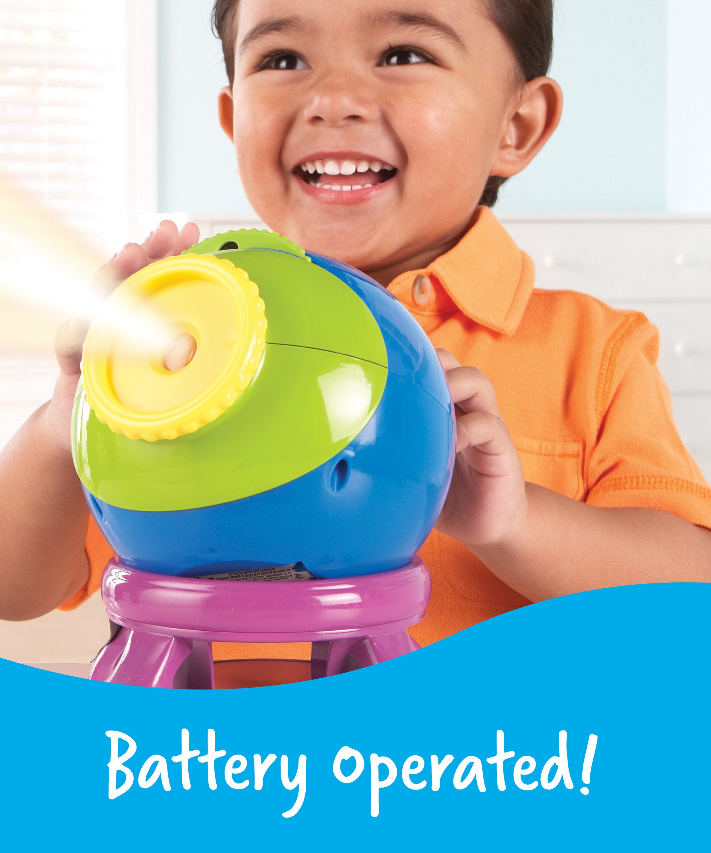 Learning Resources Primary Science Shining Stars Projector, Educational Space Toy with 24 Images and Multilingual Activity Guide, Ages 3 and Up