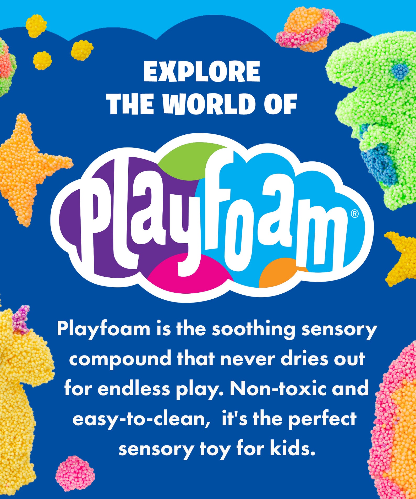 Learning Resources Playfoam Sand Magic Reveal, Sensory Play Sand Set with 4 Colours, 11 Tools & Design Station, Creative & Fine Motor Fun for Kids, Never Dries Out, Ages 3+